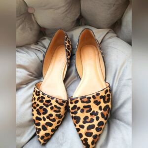 J Crew leopard flats